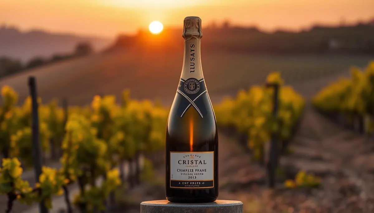 Champagne Cristal unique qualities