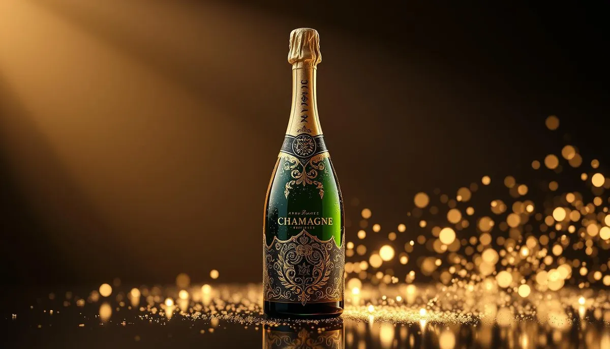 unique champagne bottle customization