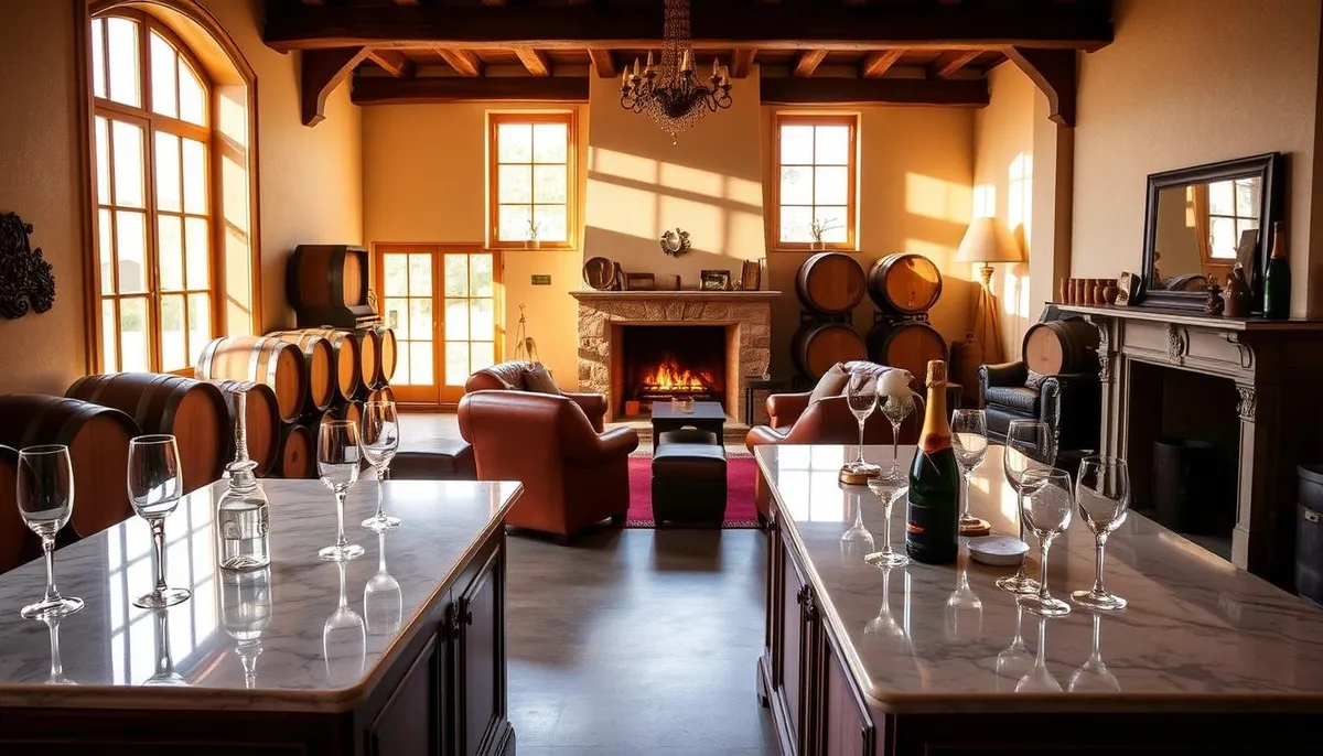 Champagne Xavier Leconte tasting room