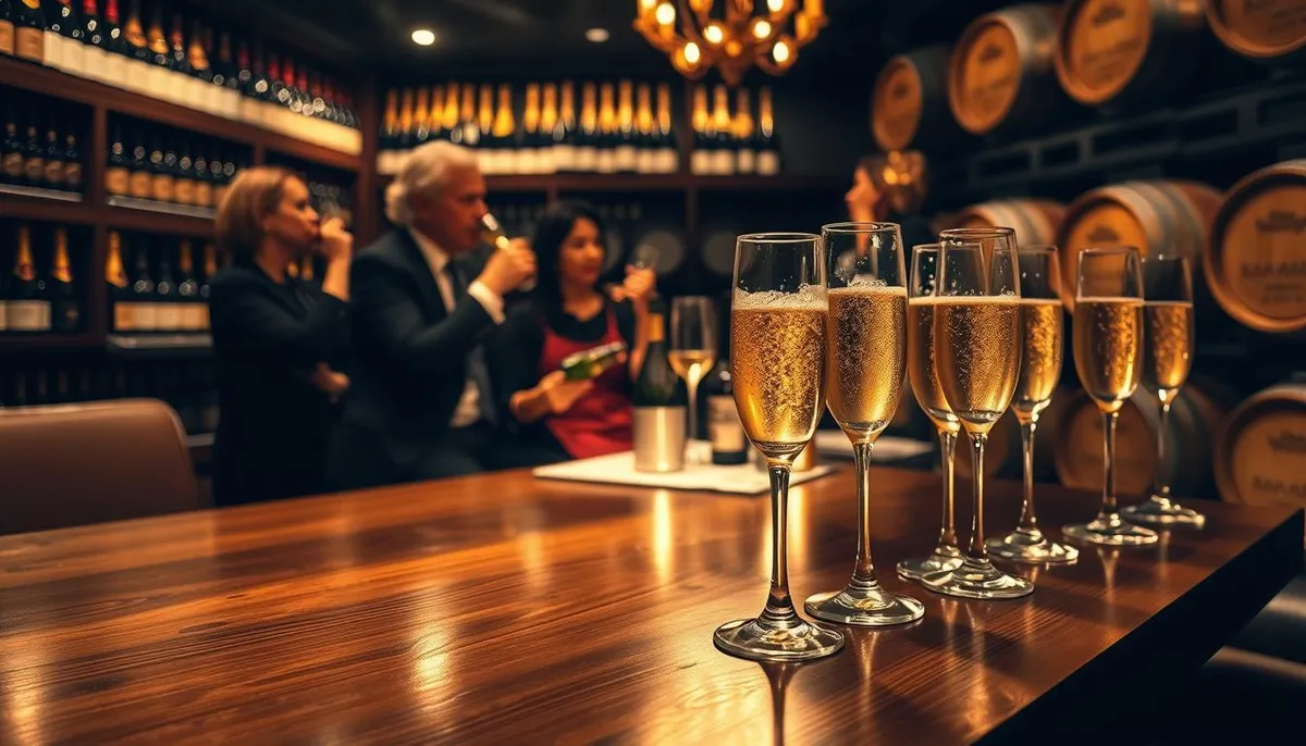 champagne tasting