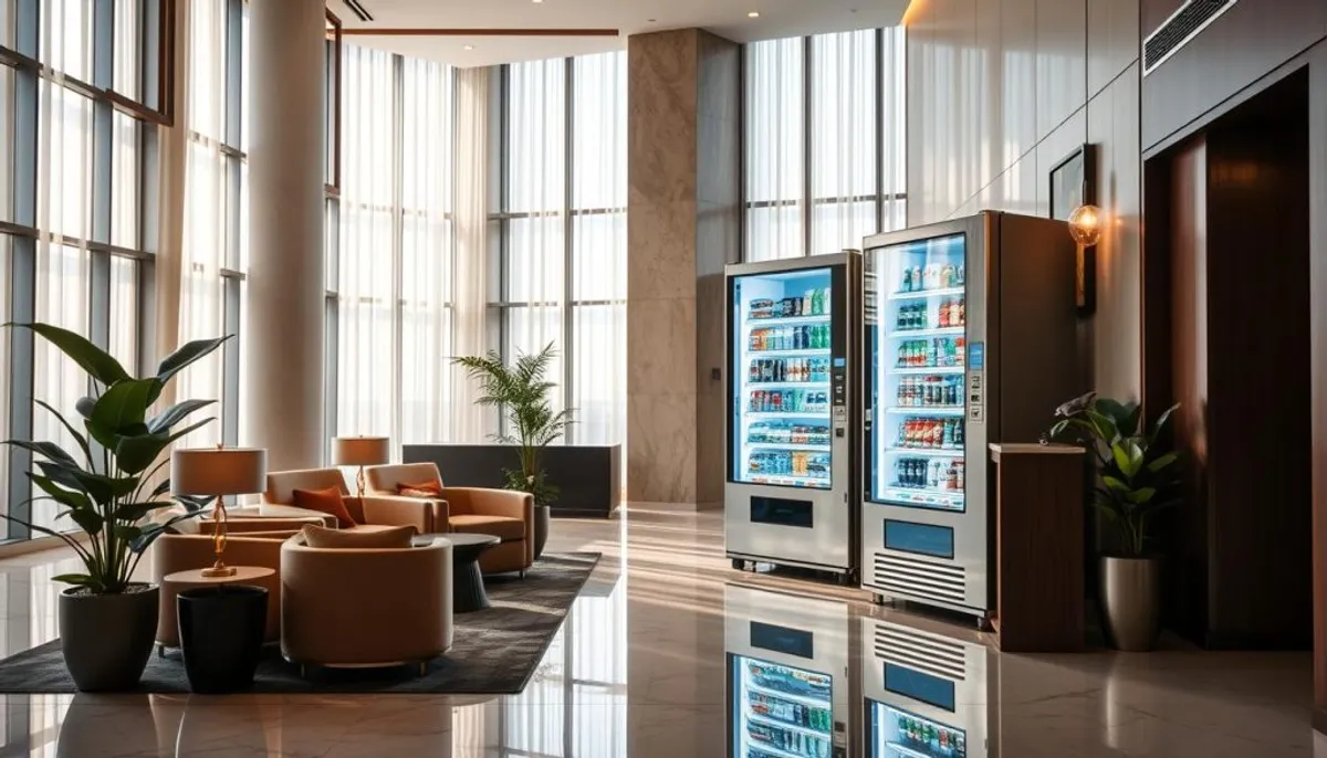 Distributeur automatique dans un hôtel