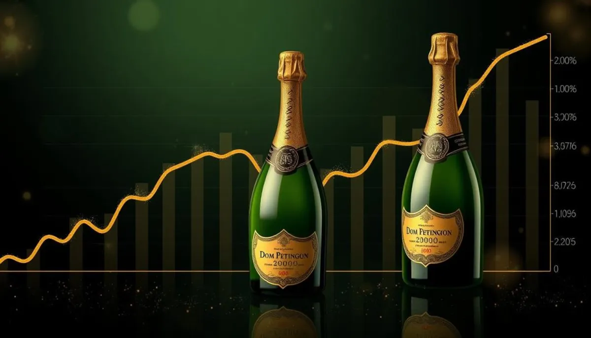 Dom Perignon wine investment chart