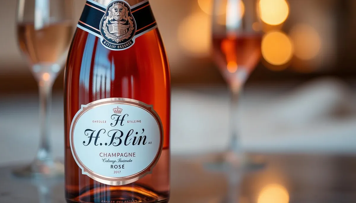 h blin rose champagne