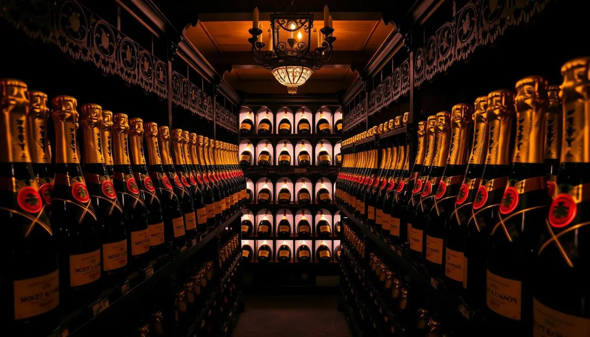 Moet & Chandon champagne storage