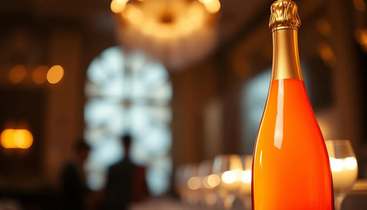 bottle champagne da orange