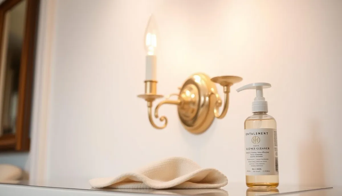 Champagne sconce maintenance