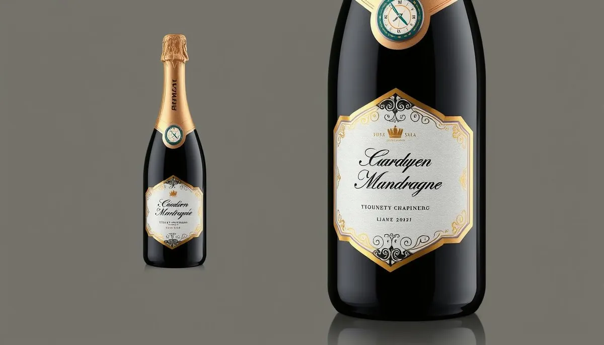 customized champagne bottles export