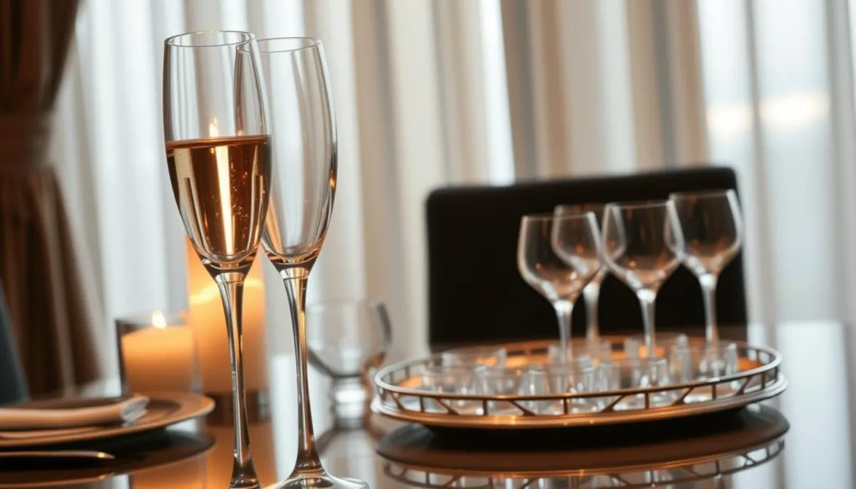 Elegant drinkware for sophisticated entertaining