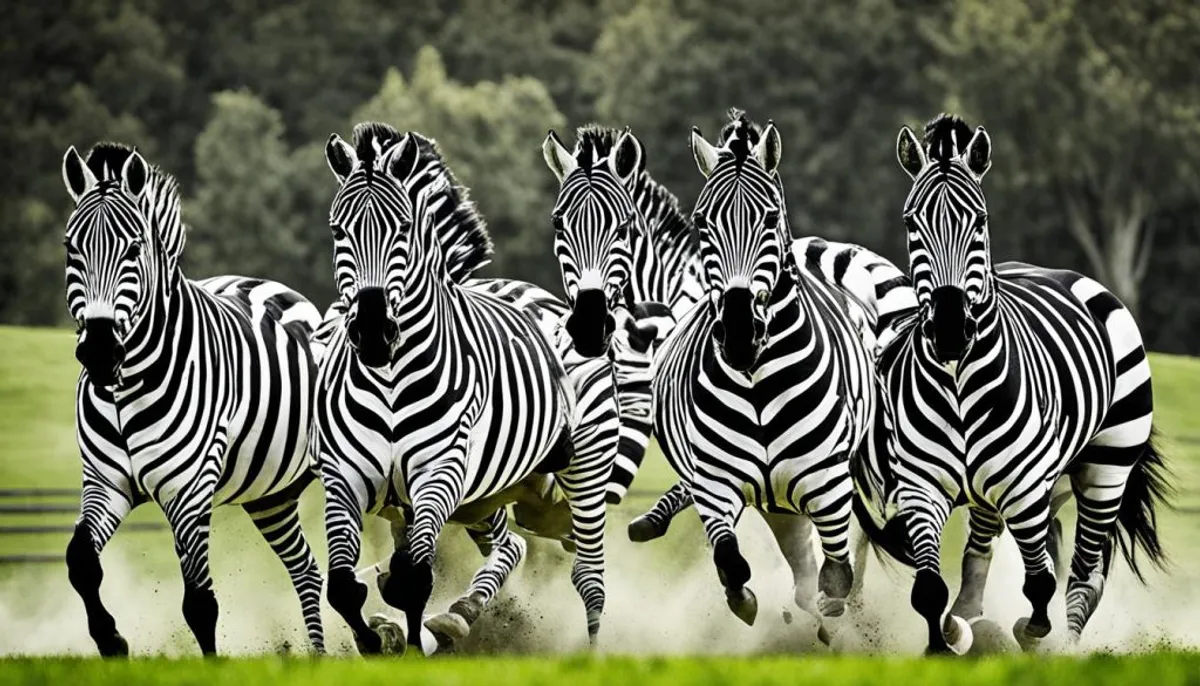 équitation zebre
