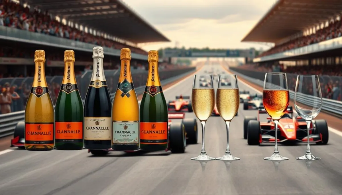 F1 champagne evolution