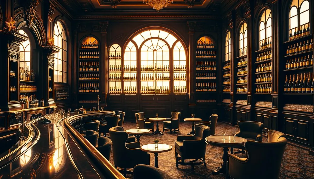 champagne salon