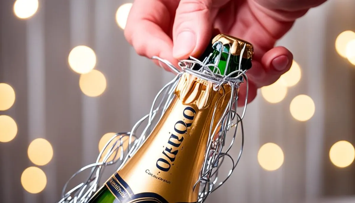 how to pop champagne for photos