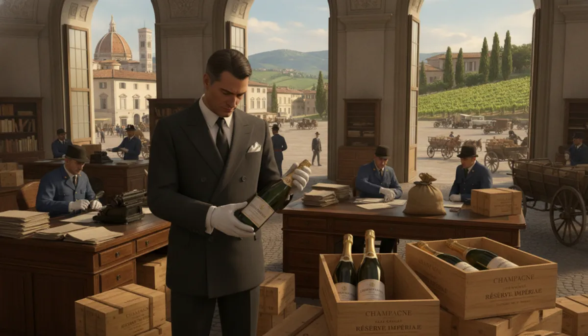 shigo da champagne cikin Italiya