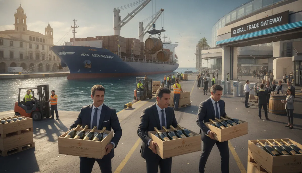 importación de champán a España