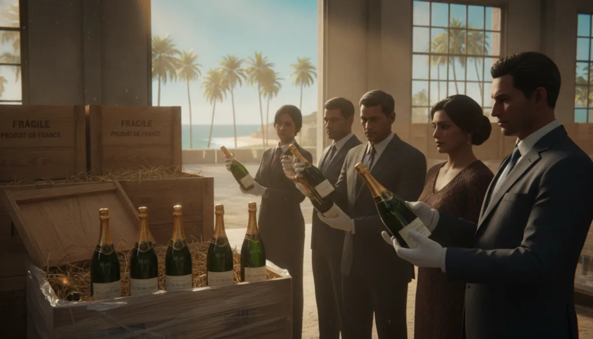 kawo champagne zuwa Sri Lanka