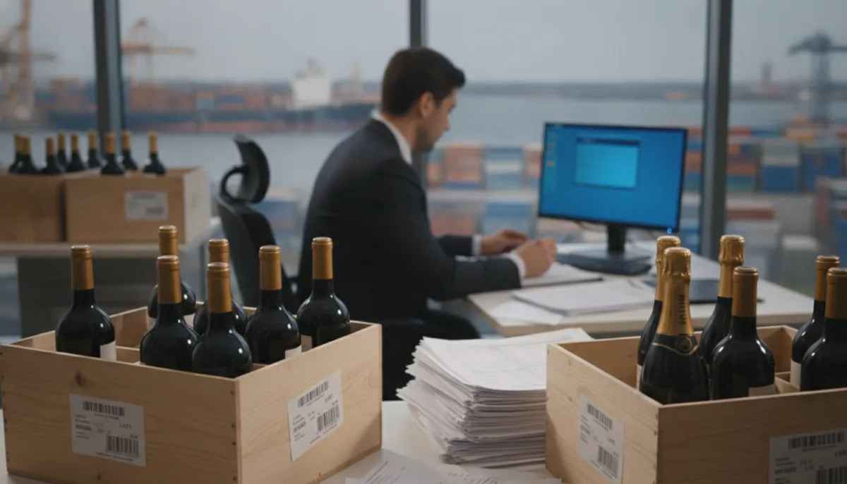 logistics and customs wine