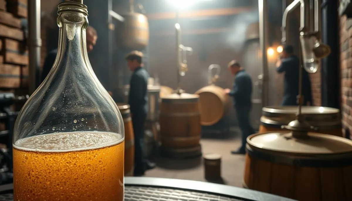 Méthode traditionnelle fermentation process