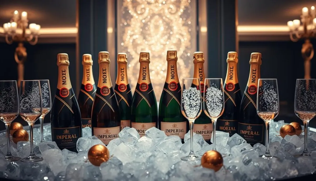 Moet Imperial champagne varieties