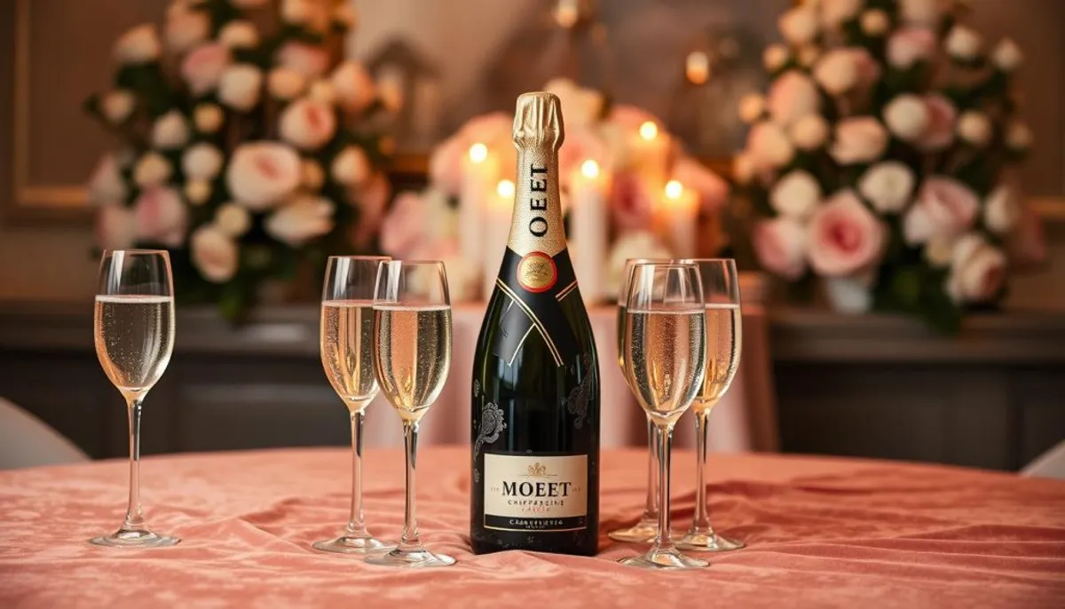 Moet limited edition champagne