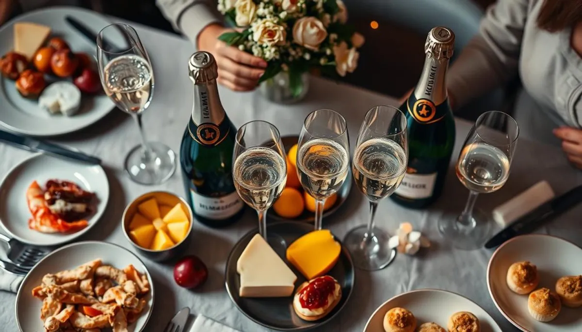 Mumm Leger sparkling wine food pairings