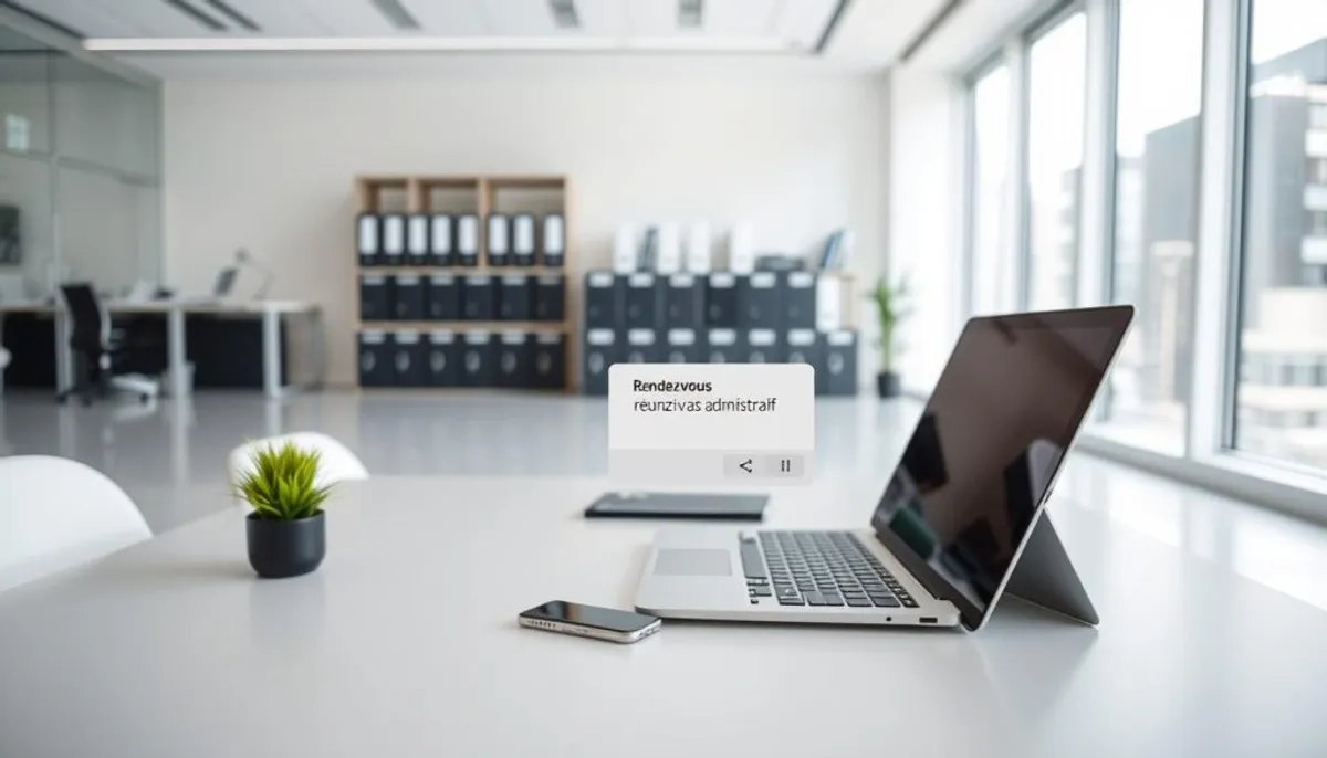Notifications rapides pour rendez-vous administratif