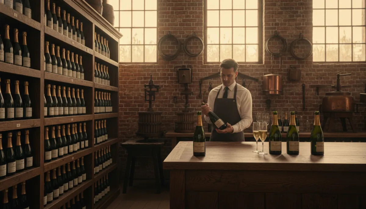 old vintage champagne supplier