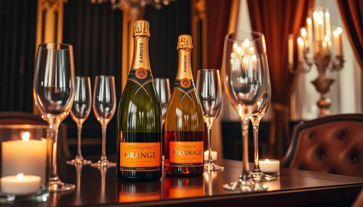 orange label champagne