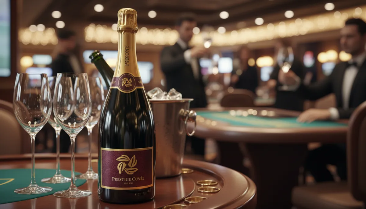 personalized labels luxury champagne