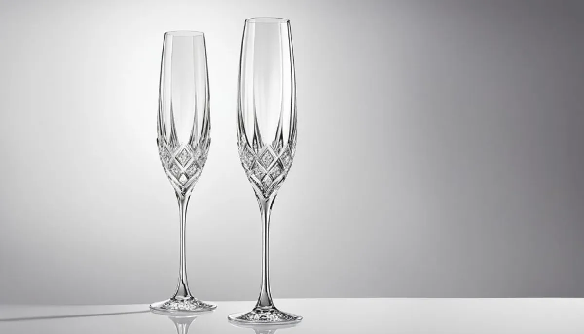 polish crystal champagne flutes