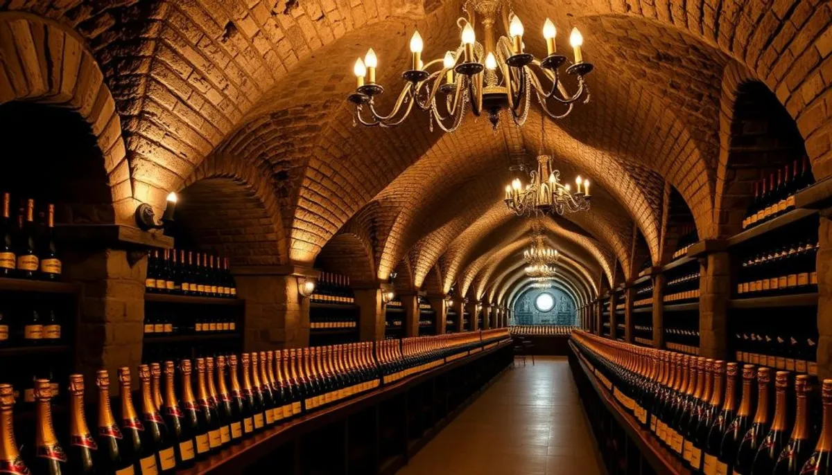 Pommery Champagne cellars