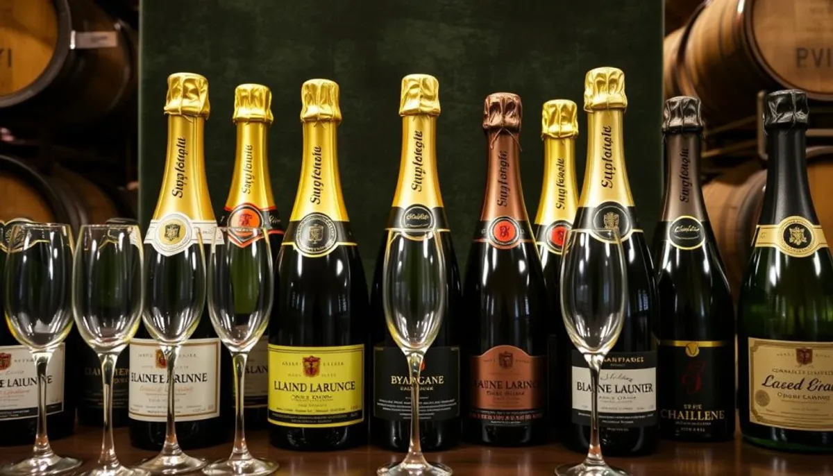 Premium champagne selection criteria