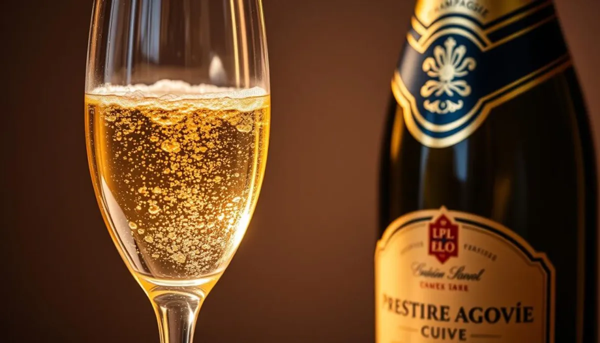 Prestige cuvée champagne