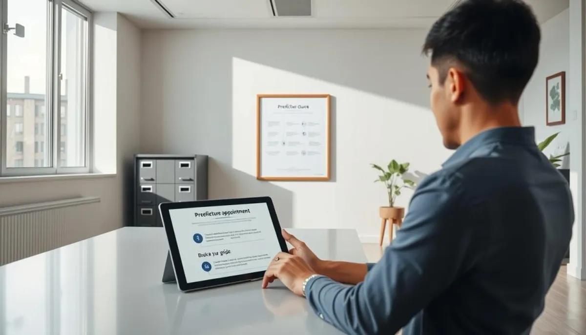 Procédure inscription rendez-vous préfecture