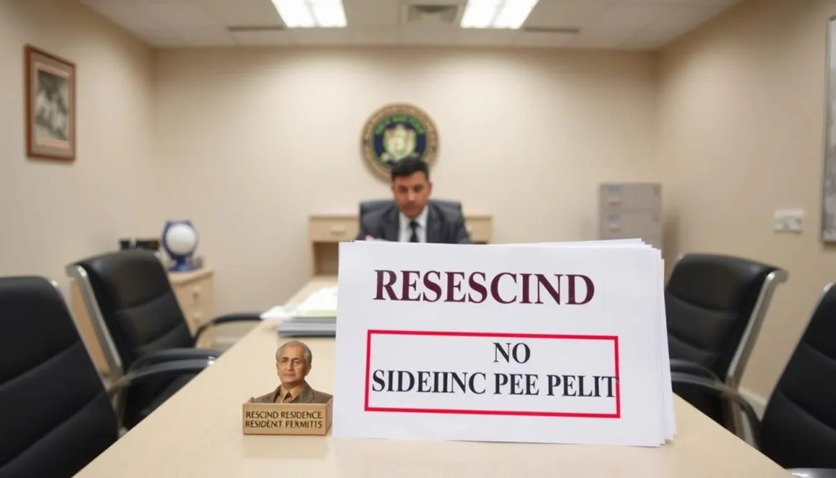 procédure retrait titre séjour