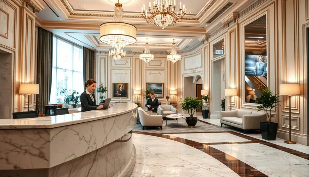 Processus d'enregistrement hôtel