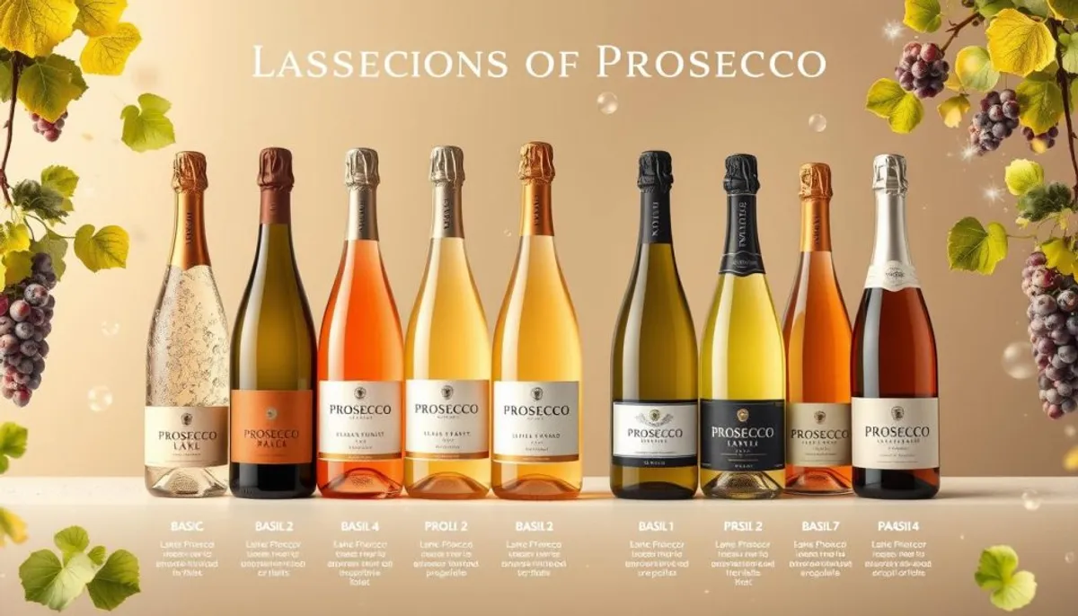 Prosecco classifications