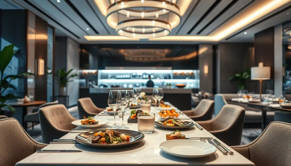 Restauration innovante dans l'hôtellerie de luxe