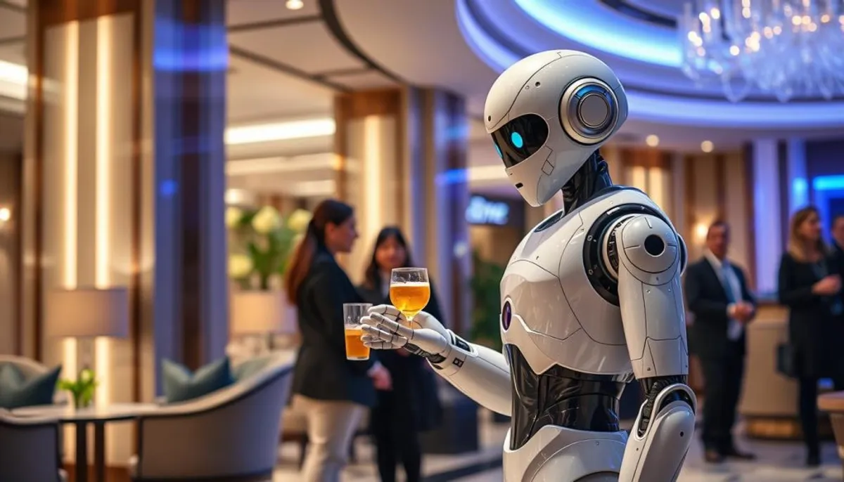 Robot dans un hôtel