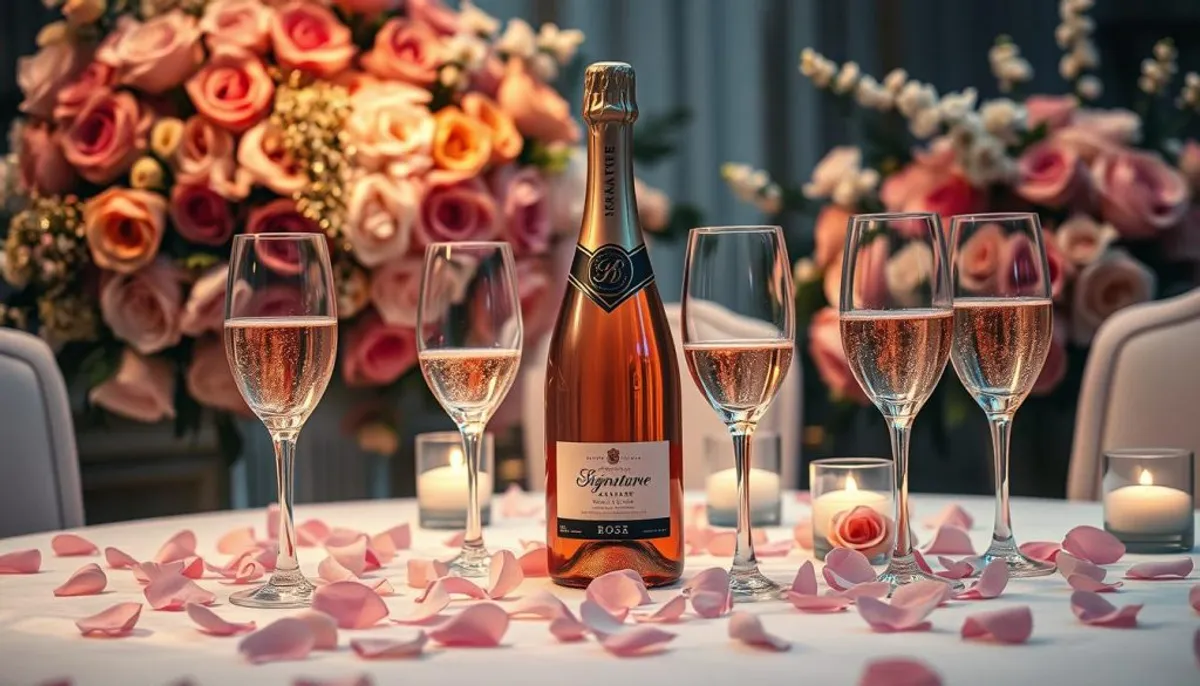 Signature rose champagnes