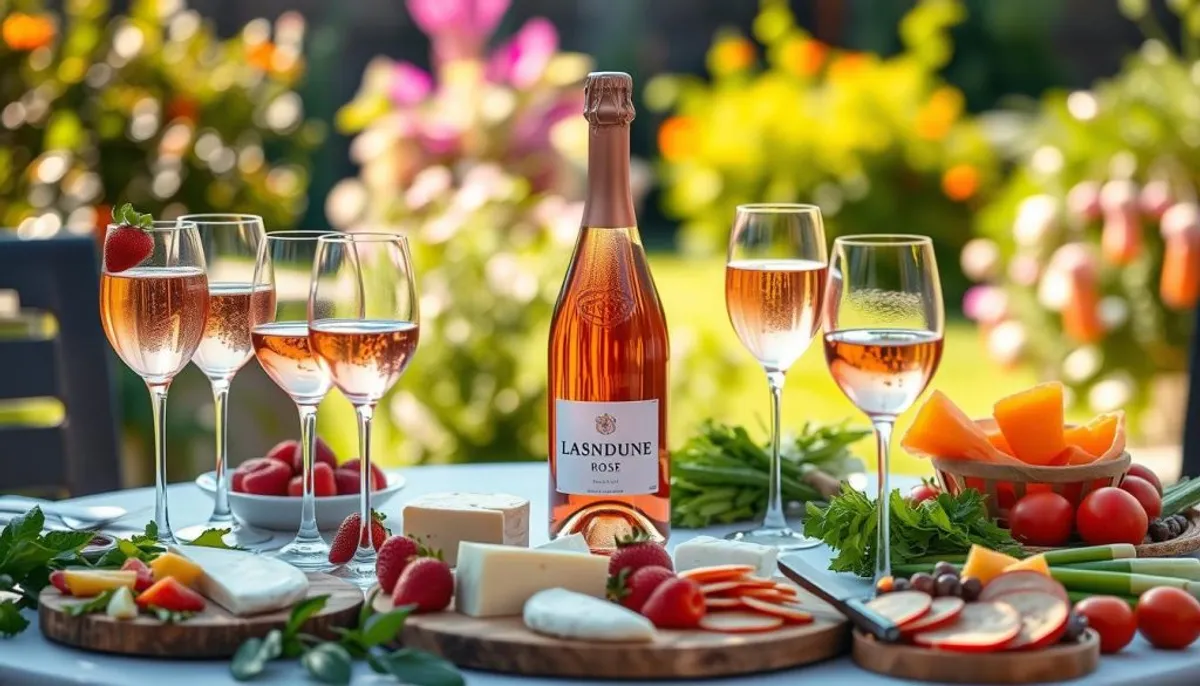 Sparkling rose wine food pairing