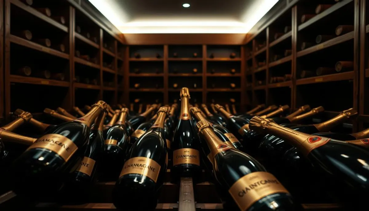 storing champagne