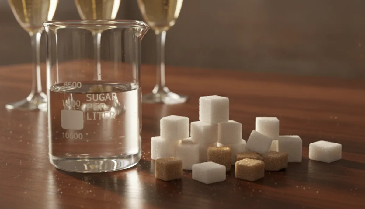 sugar per liter