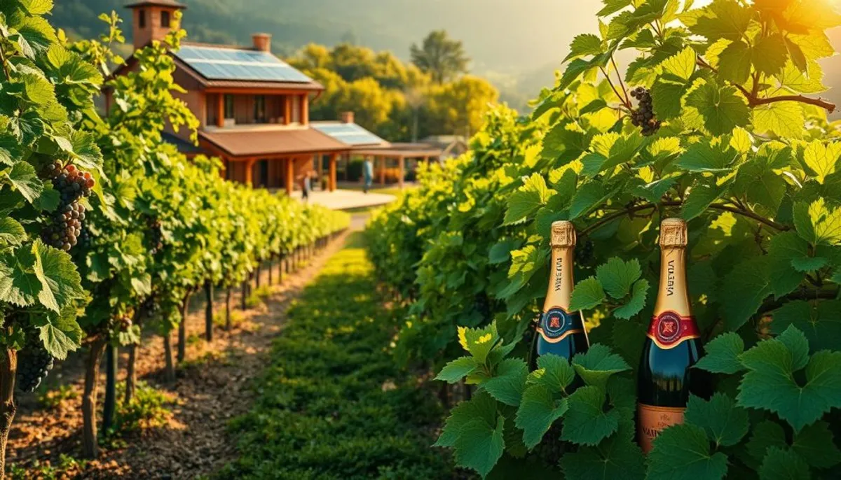 Sustainable champagne production