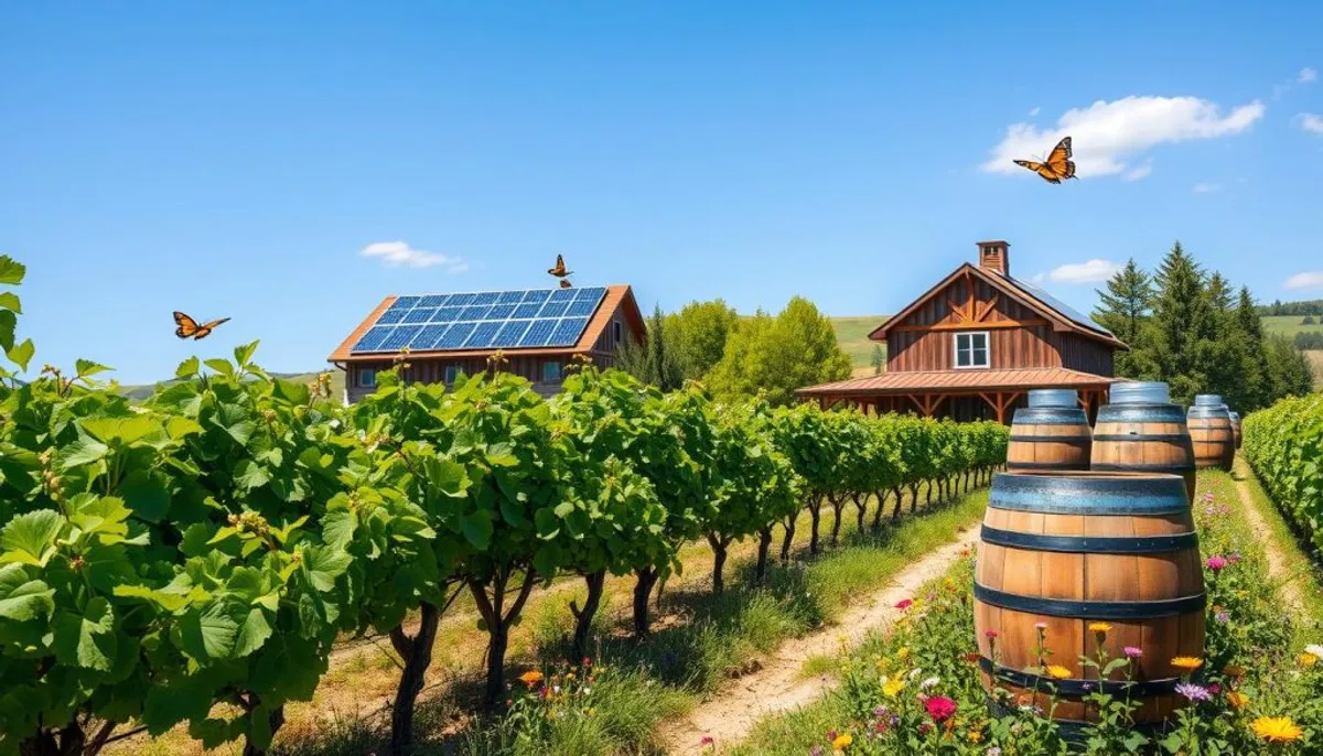 Sustainable winemaking practices