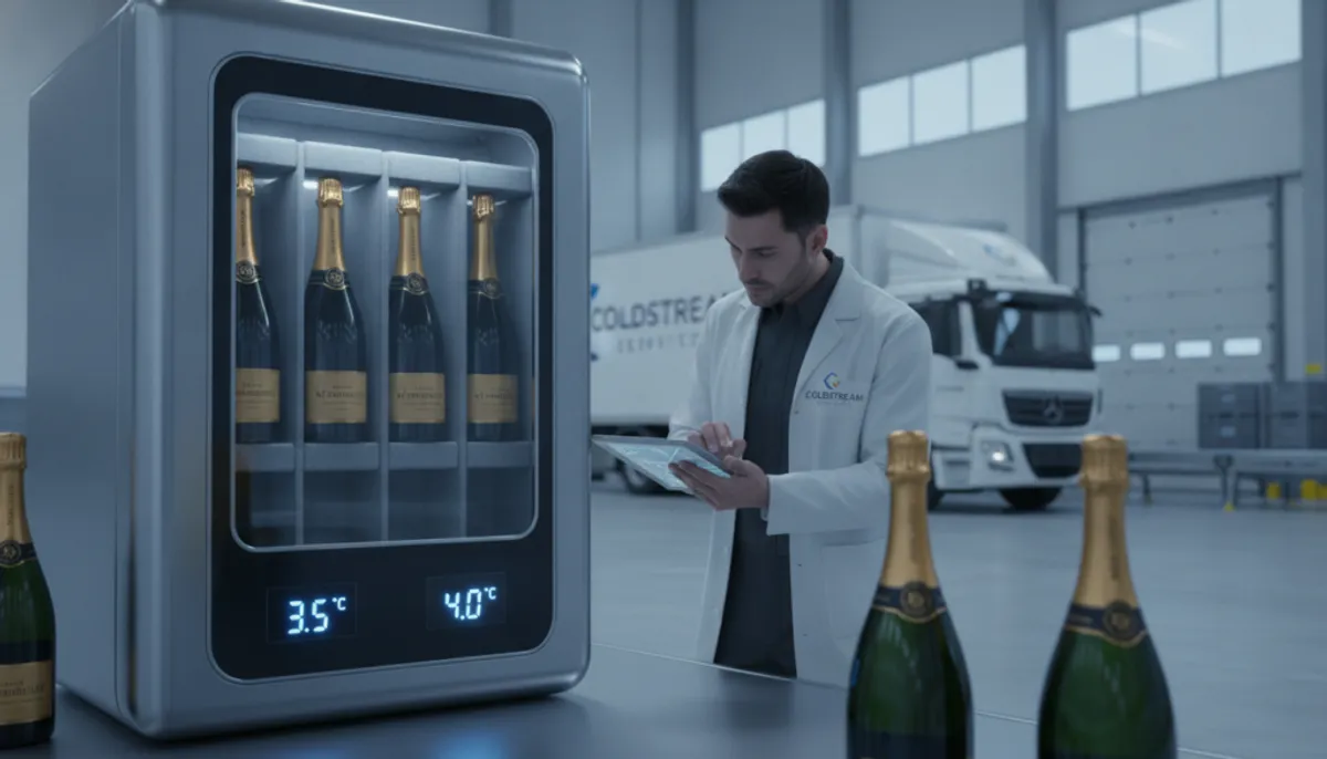 control de temperatura para botellas