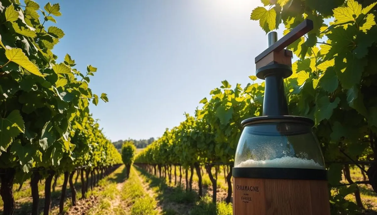 Traditional champagne making methods