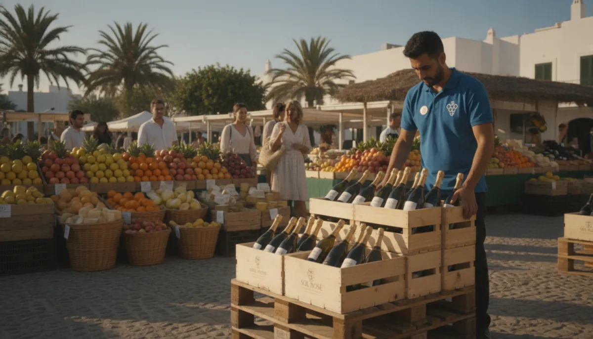 wine delivery ibiza market